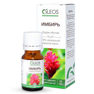 Эфирное масло имбиря Oleos, 10 мл