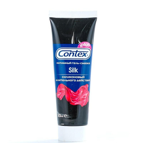 Интимный гель-смазка Silk силиконовый длительного действия Contex, 30 мл