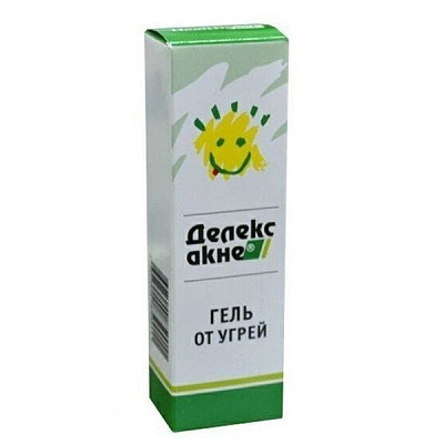 Гель против угрей Делекс-акне, 30 мл.