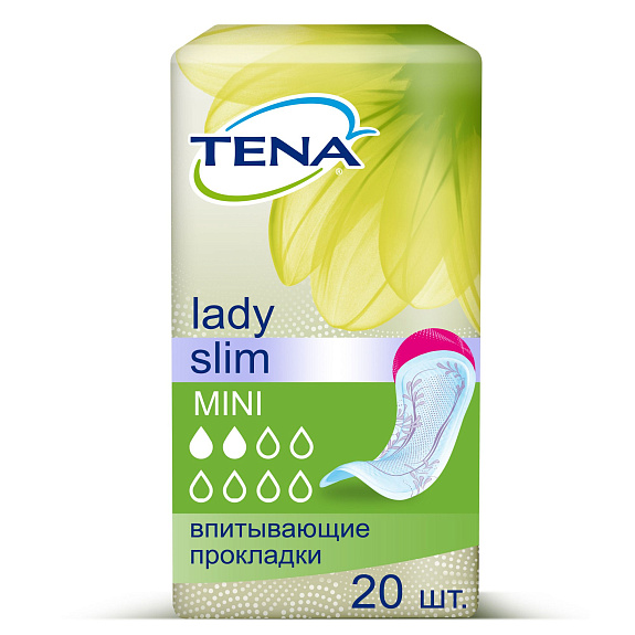 Впитывающие прокладки Tena Lady Slim Mini, 20 шт