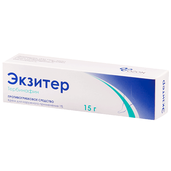 Крем Экзитер противогрибковое средство, 15 г