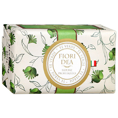 Мыло кусковое парфюмированное зеленый чай Fiori dea, 200 г