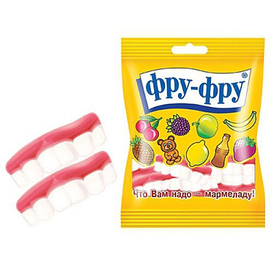 Мармелад жевательный зубки Фру-фру, 30 г