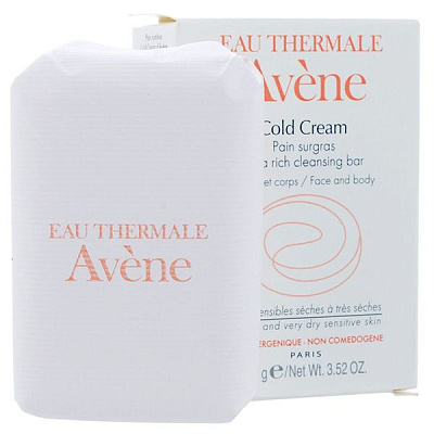 Сверхпитательное мыло Cold-cream для лица и тела Avene, 100 г