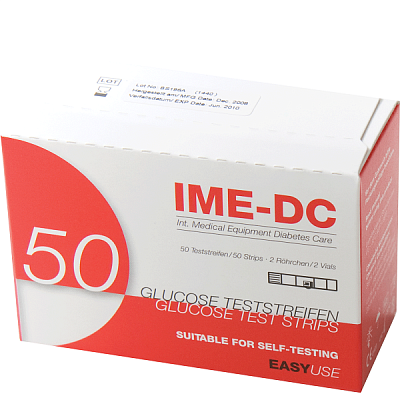Диагностические тест-полоски на глюкозу IME-DC Prince, 50 шт