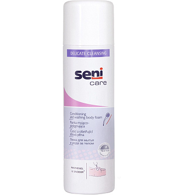Пенка для мытья и ухода за телом Seni Care, 250 мл
