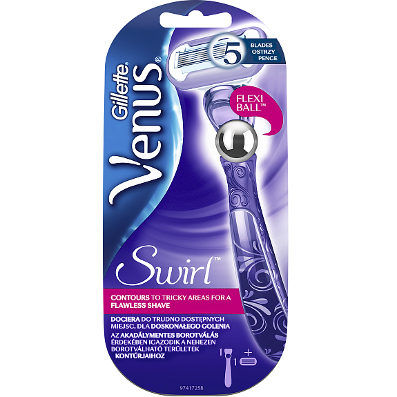 Бритва с 1 сменной кассетой Gillette Venus Swirl