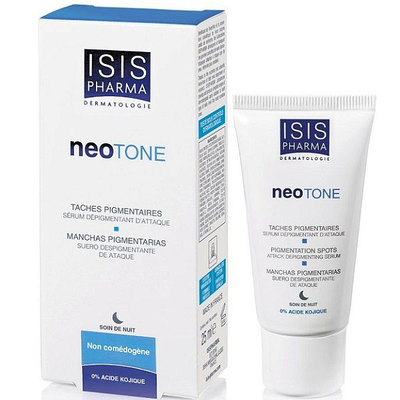 Ночная отбеливающая сыворотка против пигментных пятен Isispharma Neotone, 25 мл