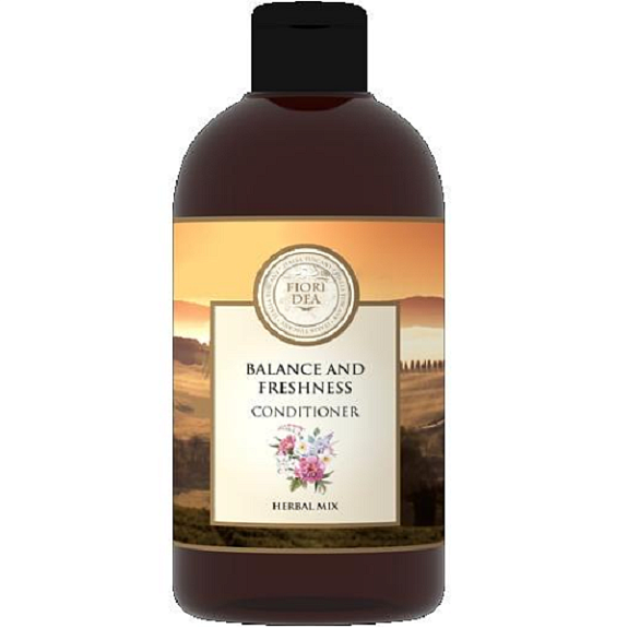 Кондиционер для волос Fiori Dea Баланс и свежесть с экстрактом трав, 500 мл