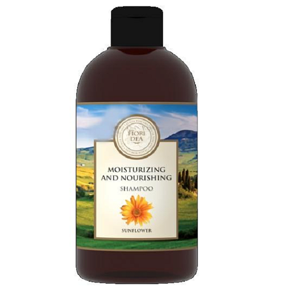 Шампунь Fiori Dea Увлажнение и питание с экстрактом семян подсолнуха, 500 мл