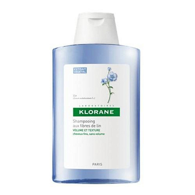 Шампунь с экстрактом льняного волокна Klorane, 200 мл