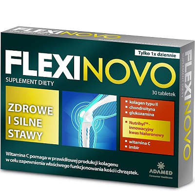 Препарат Флексиново для питания суставов, улучшения их подвижности и выносливости, 30 шт