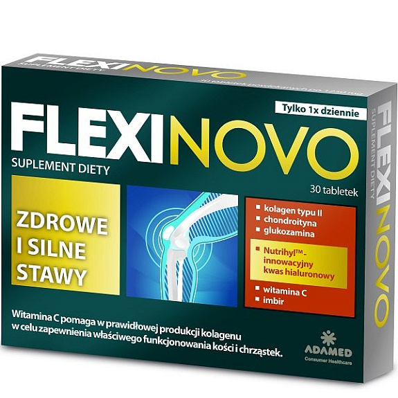 Препарат Флексиново для питания суставов, улучшения их подвижности и выносливости, 30 шт