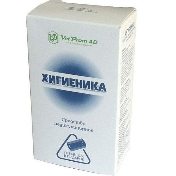 Педикулицидное средство Хигиеника для уничтожения вшей 1%, 60 мл