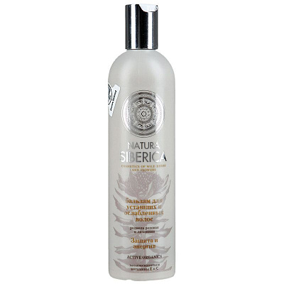 Бальзам защита и энергия для уставших и ослабленных волос Natura Siberica, 400 мл