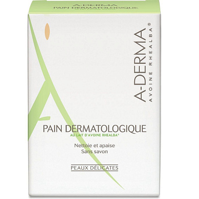 Мыло дермокосметическое A-Derma Dermatological Bar, 100 г