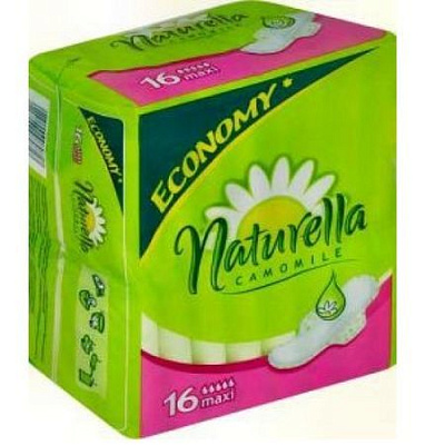 Прокладки гигиенические с крылышками Maxi Naturella, 16 шт