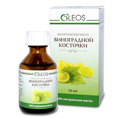Масло виноградной косточки Oleos, 30 мл
