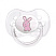 Пустышка силиконовая круглая Transparent 0-6 мес. Canpol Babies, 1 шт