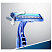 Бритвы одноразовые blue ii plus Gillette, 3 шт