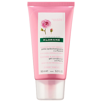 Кондиционер-гель с экстрактом пиона Klorane для чувствительной кожи, 150 мл