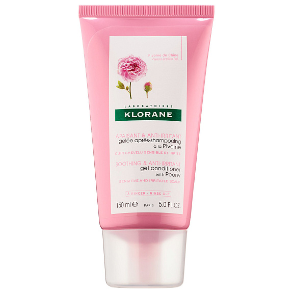 Кондиционер-гель с экстрактом пиона Klorane для чувствительной кожи, 150 мл