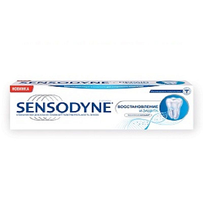 Зубная паста восстановление и защита Sensodyne, 75 мл