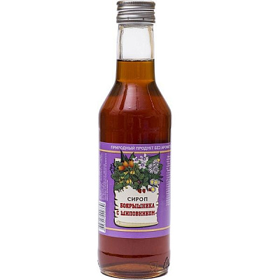 Сироп боярышника с шиповником для здоровья сердечно-сосудистой системы, 250 мл