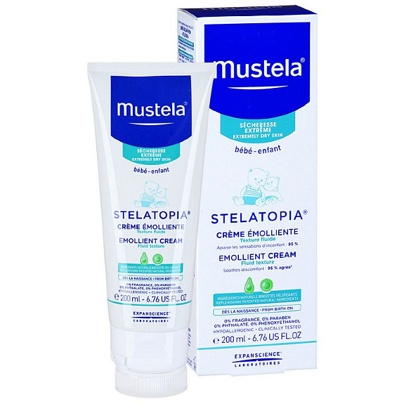 Крем-эмульсия stelatopia Mustela, 200 мл