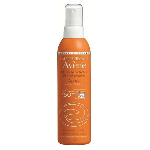 Детский спрей солнцезащитный SPF 50+ Avene, 200 мл