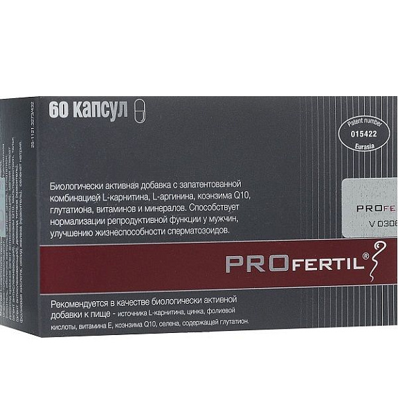 Препарат ProFertil для нормализации репродуктивной функции у мужчин 884 мг, 60 шт