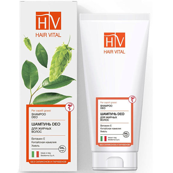 Шампунь Deo для жирных волос Hair Vital, 200 мл