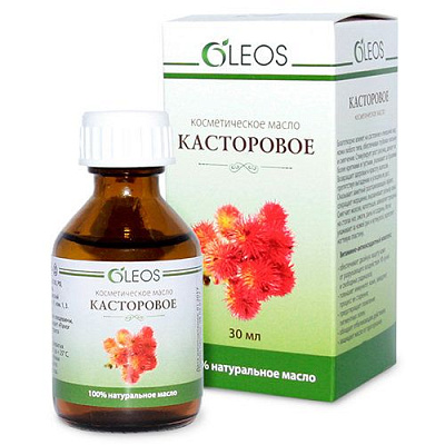 Касторовое косметическое масло Oleos, 30 мл