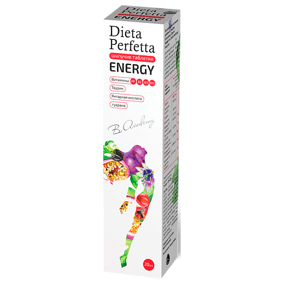 Диета Перфетта Dieta Perfetta B. Academy Energy Энергия 4 г, 20 шт
