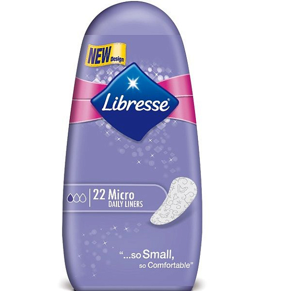 Тонкие ежедневные прокладки Libresse Micro, 22 шт