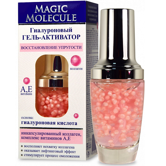 Гиалуроновый гель-активатор восстановление упругости Magic molecule Floresan, 30 мл