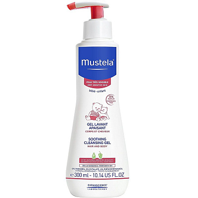 Успокаивающий гель для купания с рождения Mustela, 300 мл