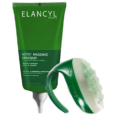 Гель Актив Массаж и массажер для антицеллюлитного массажа Elancyl, 200 мл