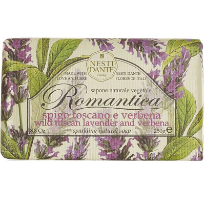 Мыло Nesti Dante Wild Tuscan Lavender and Verbena Тосканская лаванда и вербена, 250 г