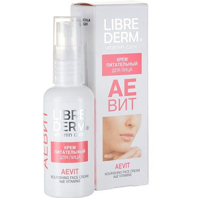 Питательный крем для лица с выраженным регенерирующим действием Librederm Аевит, 50 мл