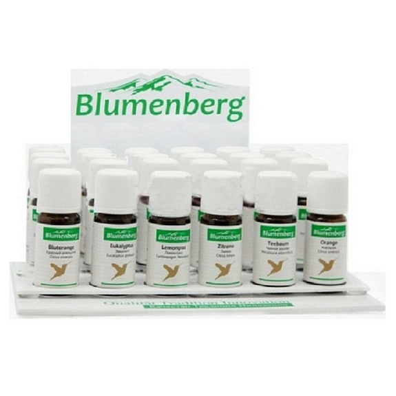 Набор эфирных масел 18 флаконов по 10 мл + 6 тестеров Blumenberg