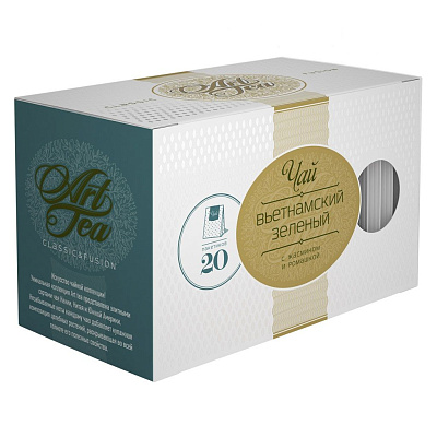 Чай вьетнамский зелёный с жасмином и ромашкой Арт Лайф, 20 шт