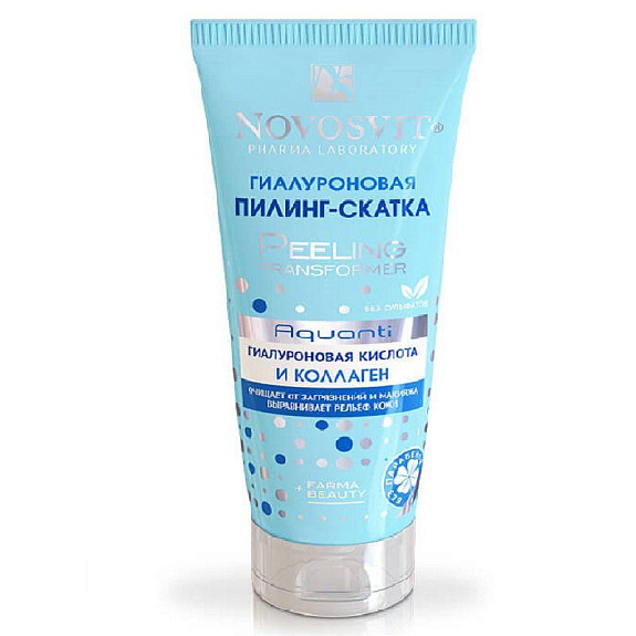 Пилинг-скатка гиалуроновая Novosvit, 100 мл