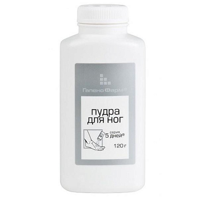 Пудра для ног против потливости 5D 5 дней, 120 г
