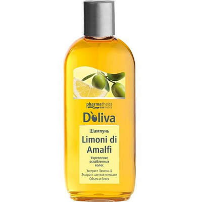 Шампунь Limoni di Amalfi для укрепления ослабленных волос D'oliva, 200 мл