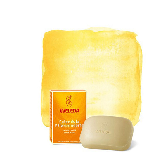 Растительное детское мыло с календулой Weleda, 100 г