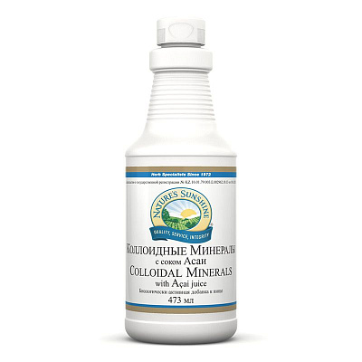 Коллоидные минералы с соком Асаи, Набор минеральных веществ, NSP, 473 мл