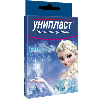 Набор бактерицидных детских пластырей Унипласт Холодное сердце, 20 шт