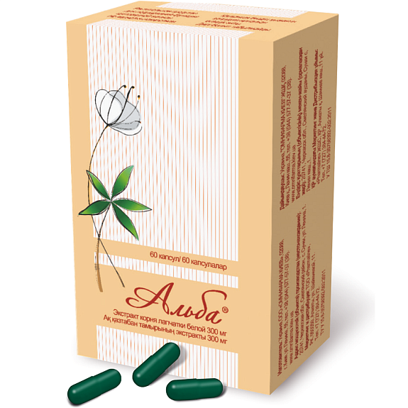 Альба для восстановления тиреоидного статуса 0,45 г, 60 шт