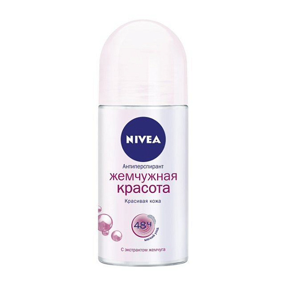 Дезодорант-антиперспирант шариковый жемчужная красота Nivea, 50 мл